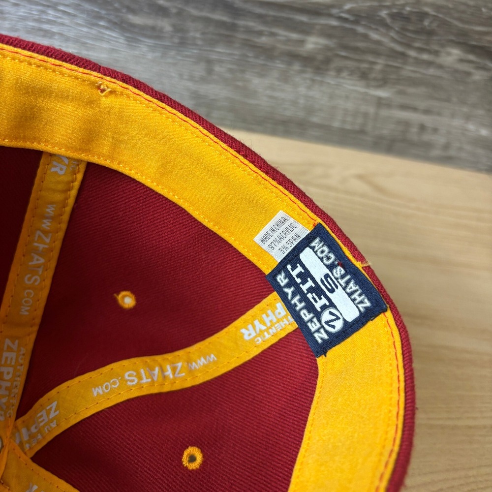 USC Trojans Hat Cap Fitted Small Red Alt Logo Southern California Zephyr - Picture 8 of 9